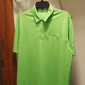 Green Nike golf polo